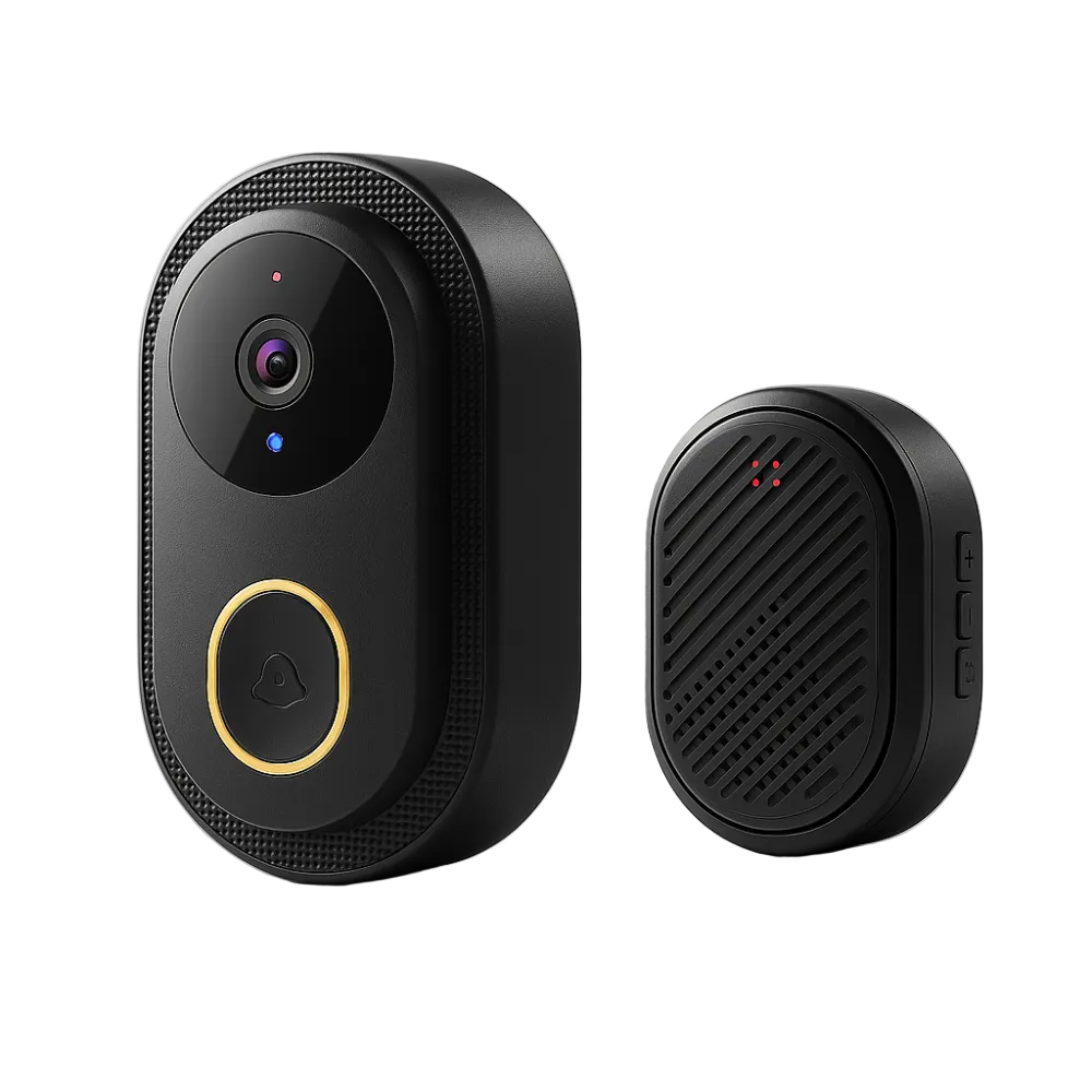 Sonnette Connectée Sans Fil WIFI Tuya avec Caméra Full HD & Vision Nocturne