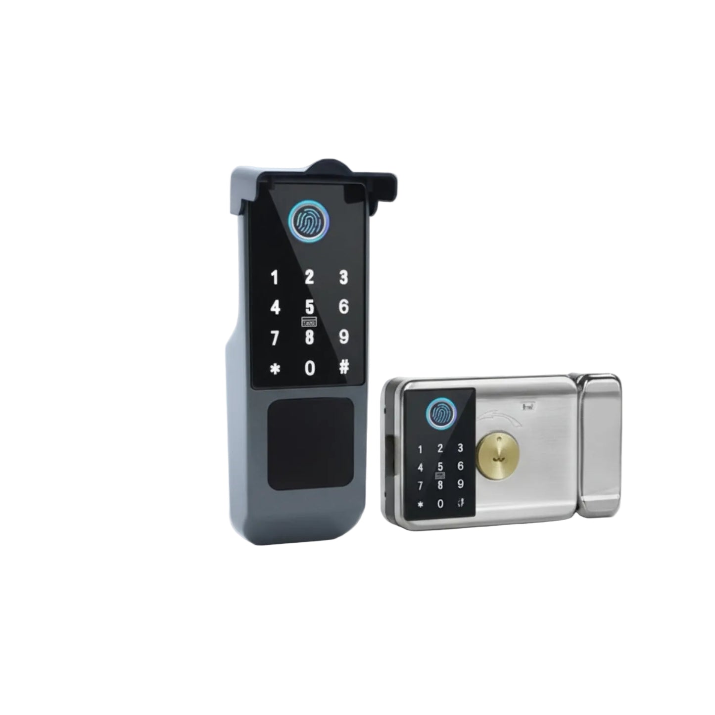 Serrure connectée extérieure étanche IP66 | Empreinte, Code, Carte, Application & Clé